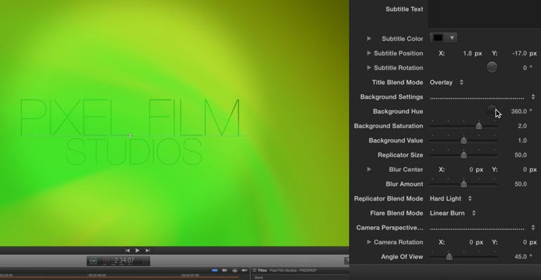 Professional - Background Generators for Final Cut Pro X