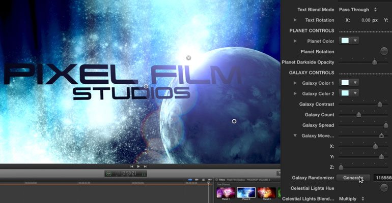 Professional - Background Generators for Final Cut Pro X