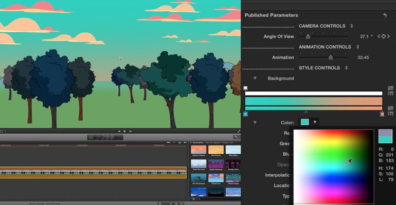 Professional - Background Generators for Final Cut Pro X