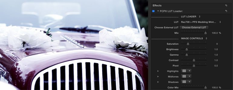 final cut pro color grading lut