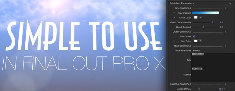 Professional - Background Generators for Final Cut Pro X