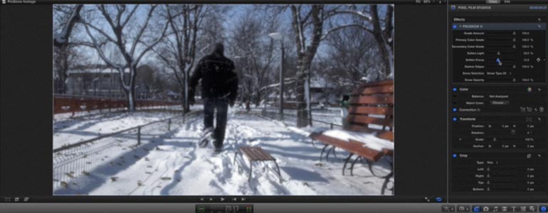 free snow effect final cut pro x