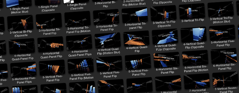 Professional - Panel Shape Transition - for Final Cut Pro X