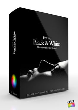 FCPX LUT Black & White Plugin for Final Cut Pro X from Pixel Film Studios