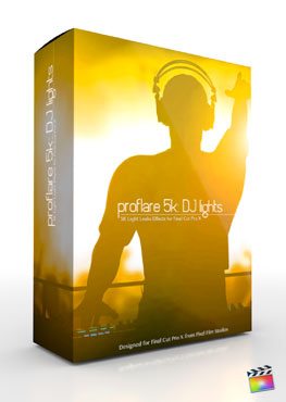 Final Cut Pro X Plugin ProFlare 5K DJ Lights from Pixel Film Studios