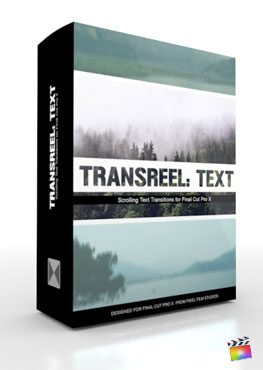 Final Cut Pro X Plugin TransReel Text from Pixel Film Studios