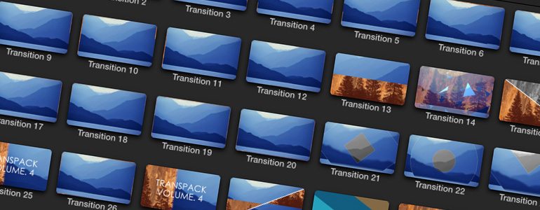 Professional - TransPack Transitions - for Final Cut Pro X