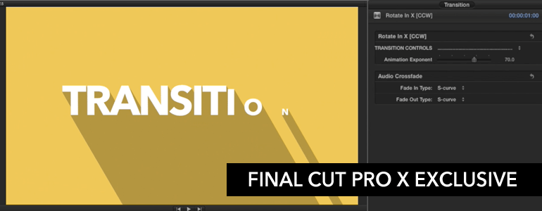 Professional - TransPack Transitions - for Final Cut Pro X