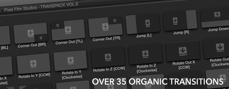 Professional - TransPack Transitions - for Final Cut Pro X