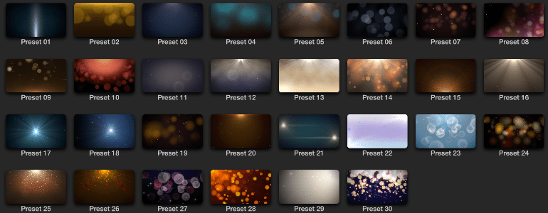 Professional - Background Generators for Final Cut Pro X