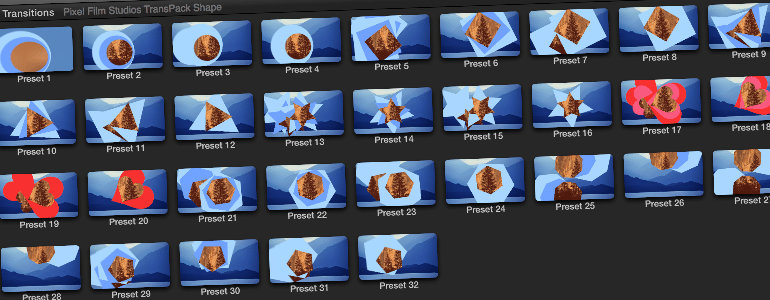 Professional - TransPack Transitions - for Final Cut Pro X