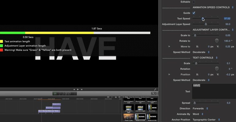 final cut pro x text animation plugins free