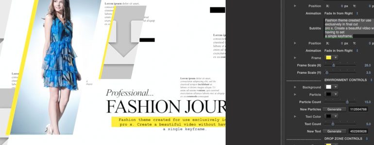 Professional - Fashion Themes for Final Cut Pro X