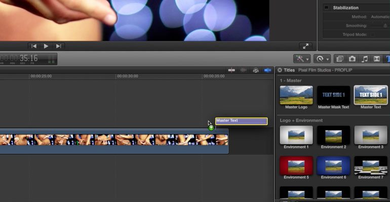 Professional - Flipping Text Effect Titles for Final Cut Pro X