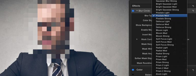 How to blur in fcpx batchtouch