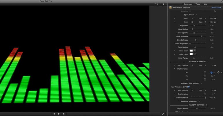audio visualizer final cut pro x free