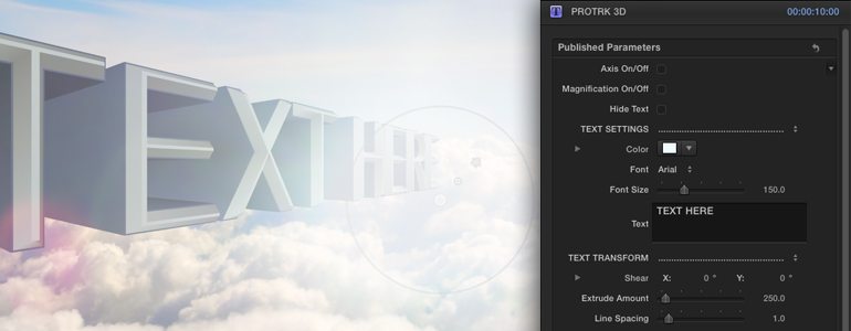 Professional - 3D Tools for Final Cut Pro X
