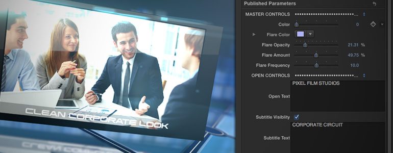 Professional - Corporate Theme for Final Cut Pro X - for Final Cut Pro X