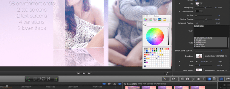 Pixel Film Studio - Bokeh Bliss - Fashion Theme for FCPX (Mac OS X) - Free Download 