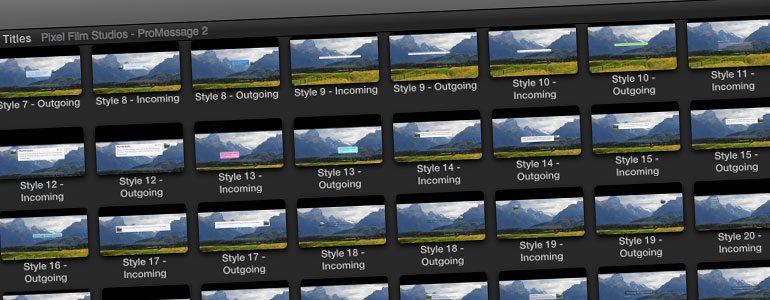 Professional - Messaging Trailer Titles - for Final Cut Pro X