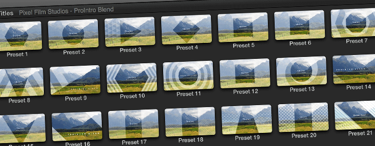 Professional - Introduction Titles - for Final Cut Pro X