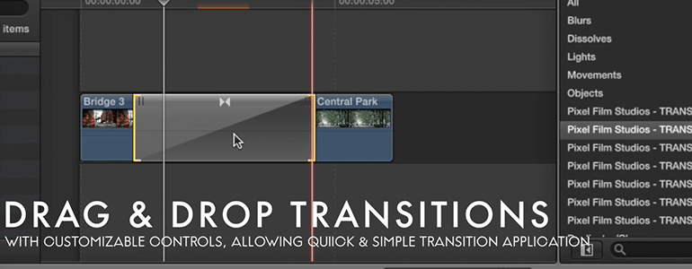Professional - Glass Transitions for Final Cut Pro X
