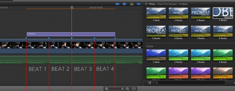 Professional - Tempo Matching Effect for Final Cut Pro X - for Final Cut Pro X