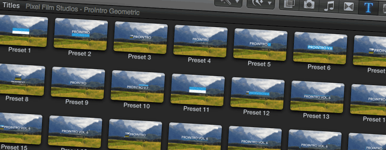Professional - Introduction Titles - for Final Cut Pro X