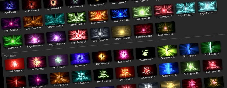 Professional - Text Rays for Final Cut Pro X - for Final Cut Pro X
