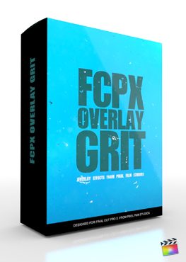 Final Cut Pro X Plugin FCPX Overlay Grit from Pixel Film Studios