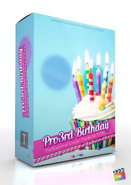 Final Cut Pro X Plugin Pro3rd Birthday from Pixel Film Studios