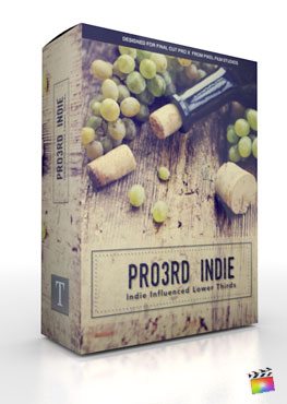 Final Cut Pro X Plugin Pro3rd Indie from Pixel Film Studios