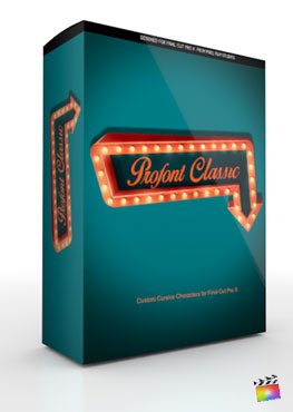 Final Cut Pro X Plugin ProFont Classic from Pixel Film Studios