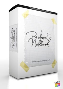 Final Cut Pro X Plugin ProFont Notebook from Pixel Film Studios