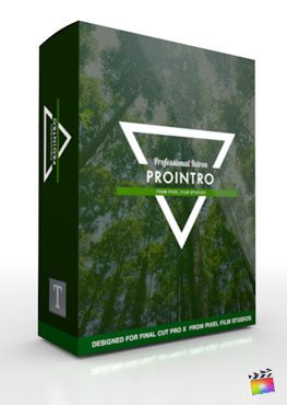Final Cut Pro X Plugin ProIntro from Pixel Film Studios