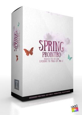 Final Cut Pro X Plugin ProIntro Spring from Pixel Film Studios