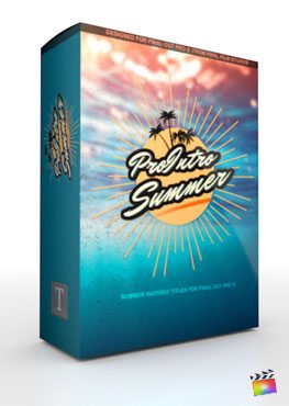 Final Cut Pro X Plugin ProIntro Summer from Pixel Film Studios
