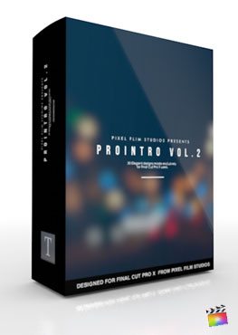 Final Cut Pro X Plugin ProIntro Volume 2 from Pixel Film Studios