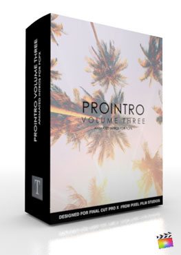 Final Cut Pro X Plugin ProIntro Volume 3 from Pixel Film Studios