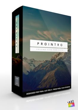 Final Cut Pro X Plugin ProIntro Volume 5 from Pixel Film Studios