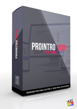 Final Cut Pro X Plugin ProIntro Web Volume 2 from Pixel Film Studios