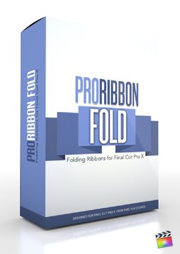 Final Cut Pro X Plugin ProRibbon Fold from Pixel Film Studios