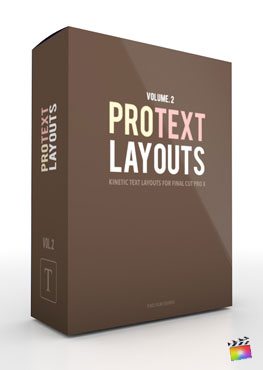 Final Cut Pro X Plugin ProText Layouts Volume 2 from Pixel Film Studios