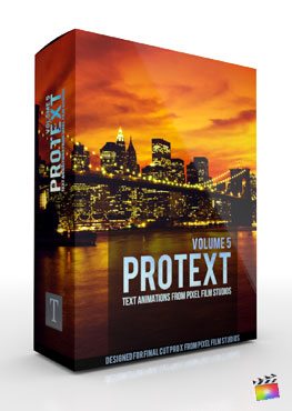 Final Cut Pro X Plugin ProText Volume 5 from Pixel Film Studios