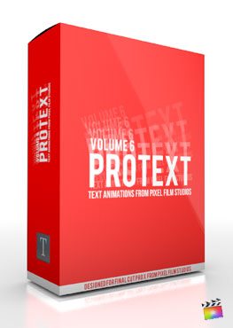 Final Cut Pro X Plugin ProText Volume 6 from Pixel Film Studios