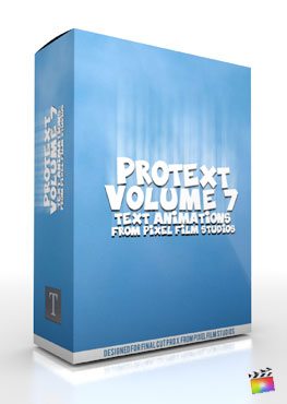 Final Cut Pro X Plugin ProText Volume 7 from Pixel Film Studios