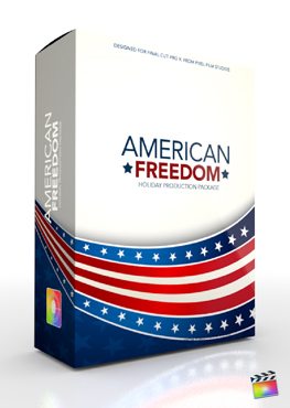 Final Cut Pro X Plugin Production Package American Freedom from Pixel Film Studios