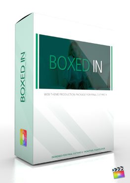 Final Cut Pro X Plugin Production Package Theme Boxed In from Pixel Film Studios