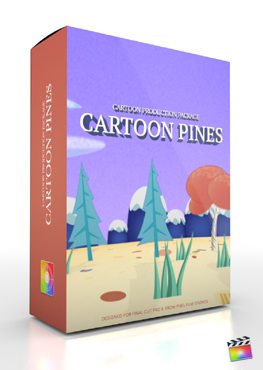 Final Cut Pro X Plugin Production Package Cartoon Pines from Pixel Film Studios