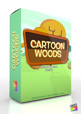 Final Cut Pro X Plugin Production Package Cartoon Woods from Pixel Film Studios